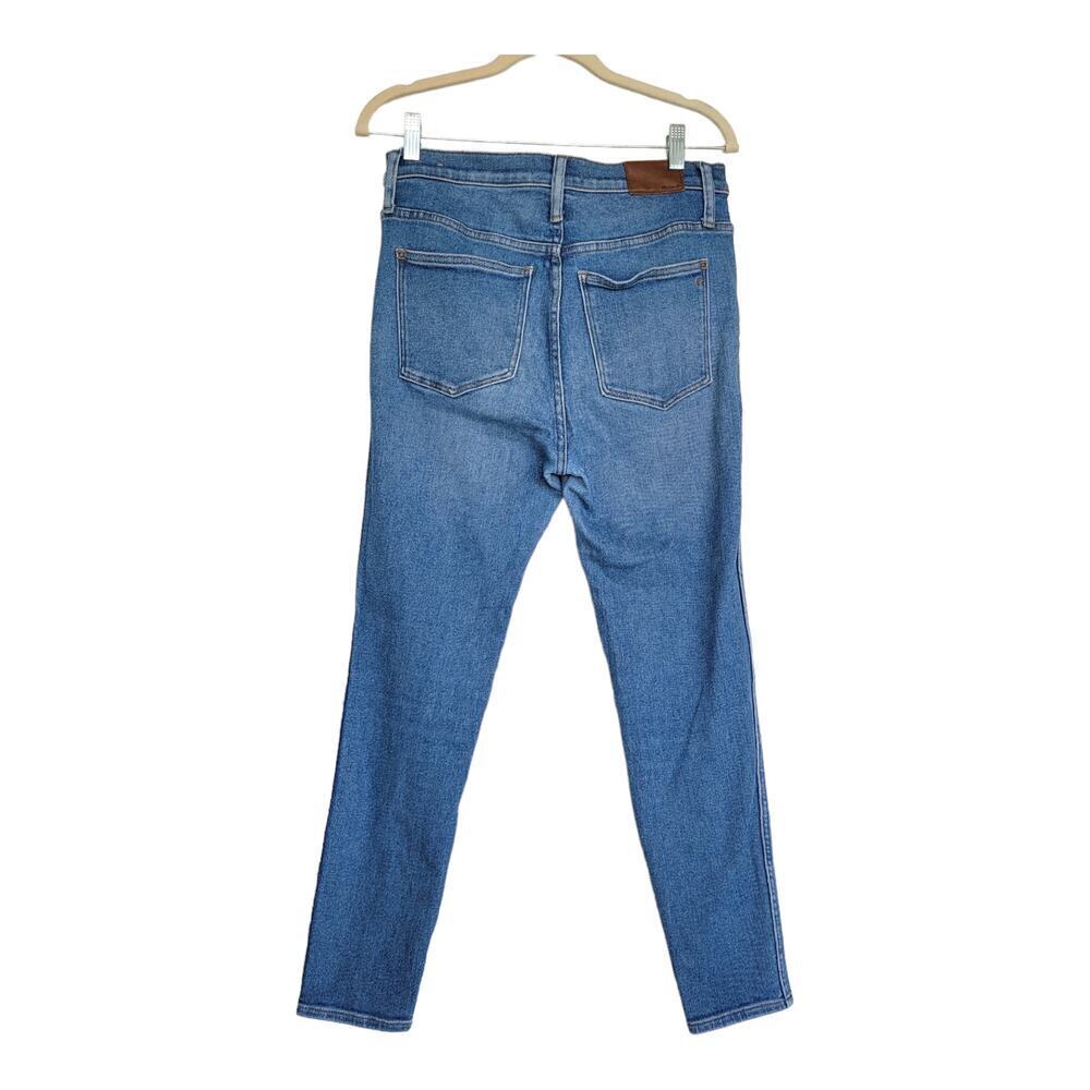 Madewell 10" High-Rise Skinny Crop Denim Jeans Sheffield Wash Women Sz 28 - Picture 4 of 9
